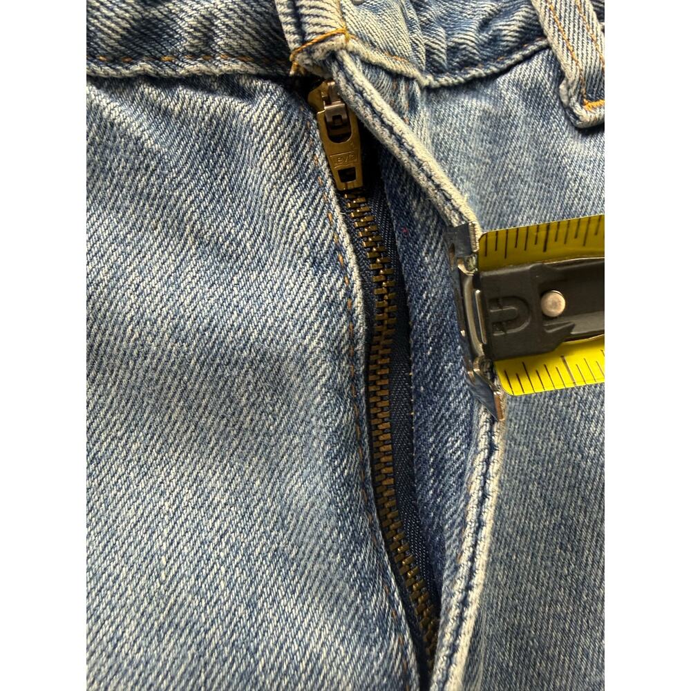 Vtg Levi’s 577 Lower Rise Loose Fit Jeans Women's 14 USA Light Wash 100% Cotton - Picture 12 of 15